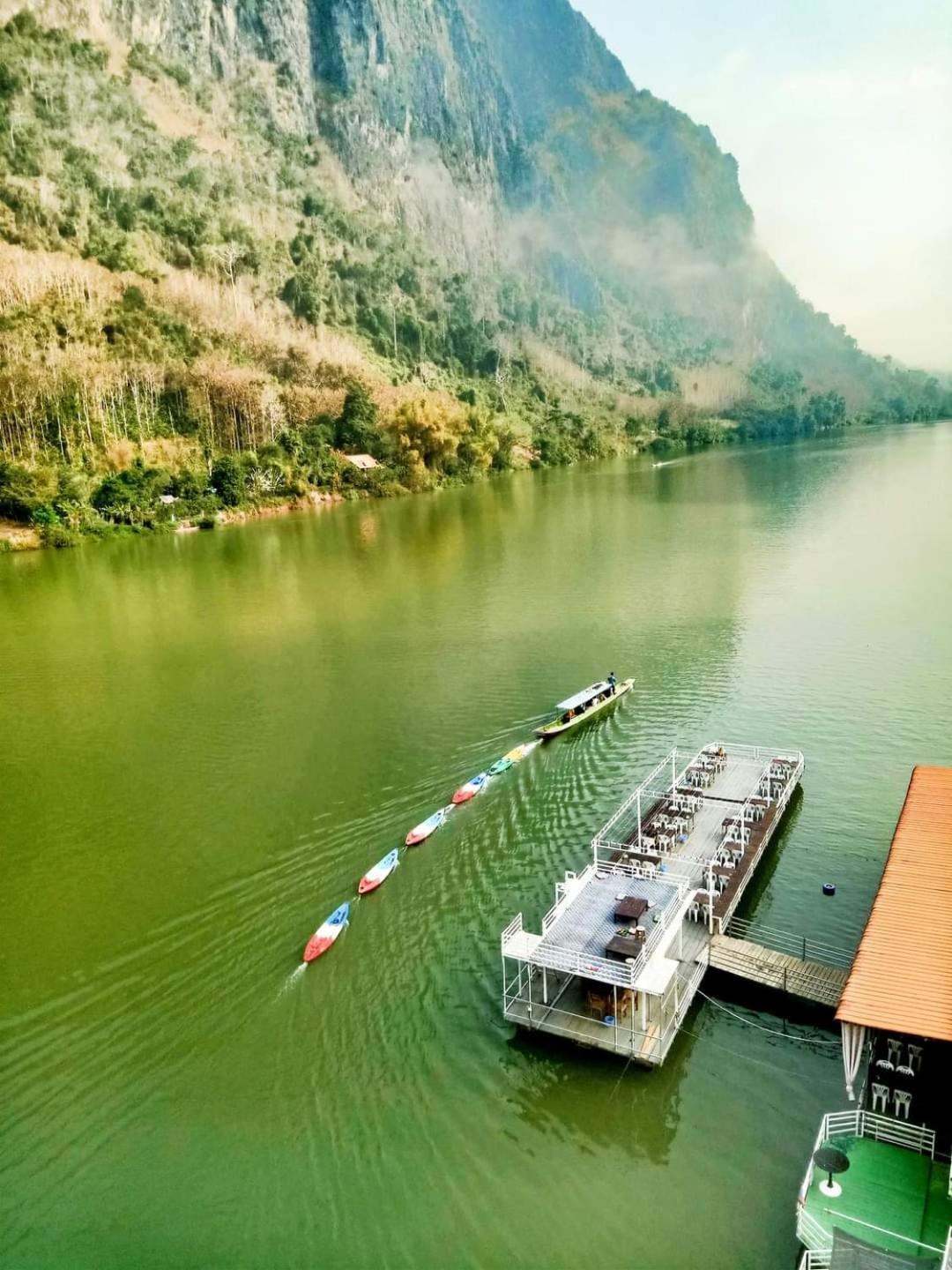 ホテル Cam U View Bungalow Nongkhiaw エクステリア 写真