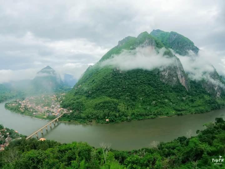 ホテル Cam U View Bungalow Nongkhiaw エクステリア 写真